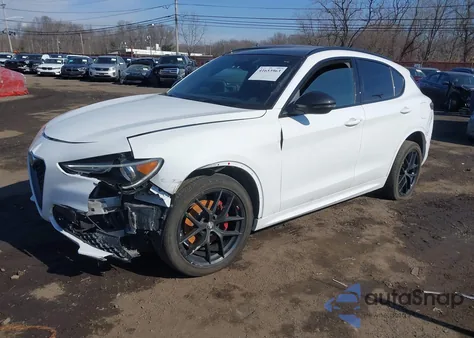 2021 Alfa Romeo Stelvio Ti Sport Awd из США, поврежденный, VIN ZASPAKBN2M7D09716